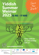 Yiddish Summer Weimar 2025 STANDARD -  Hochformat A1 (PDF)
