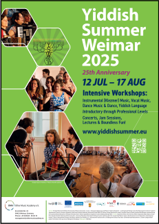 Yiddish Summer Weimar 2025 WORKSHOPS -  Hochformat A3 (PDF)