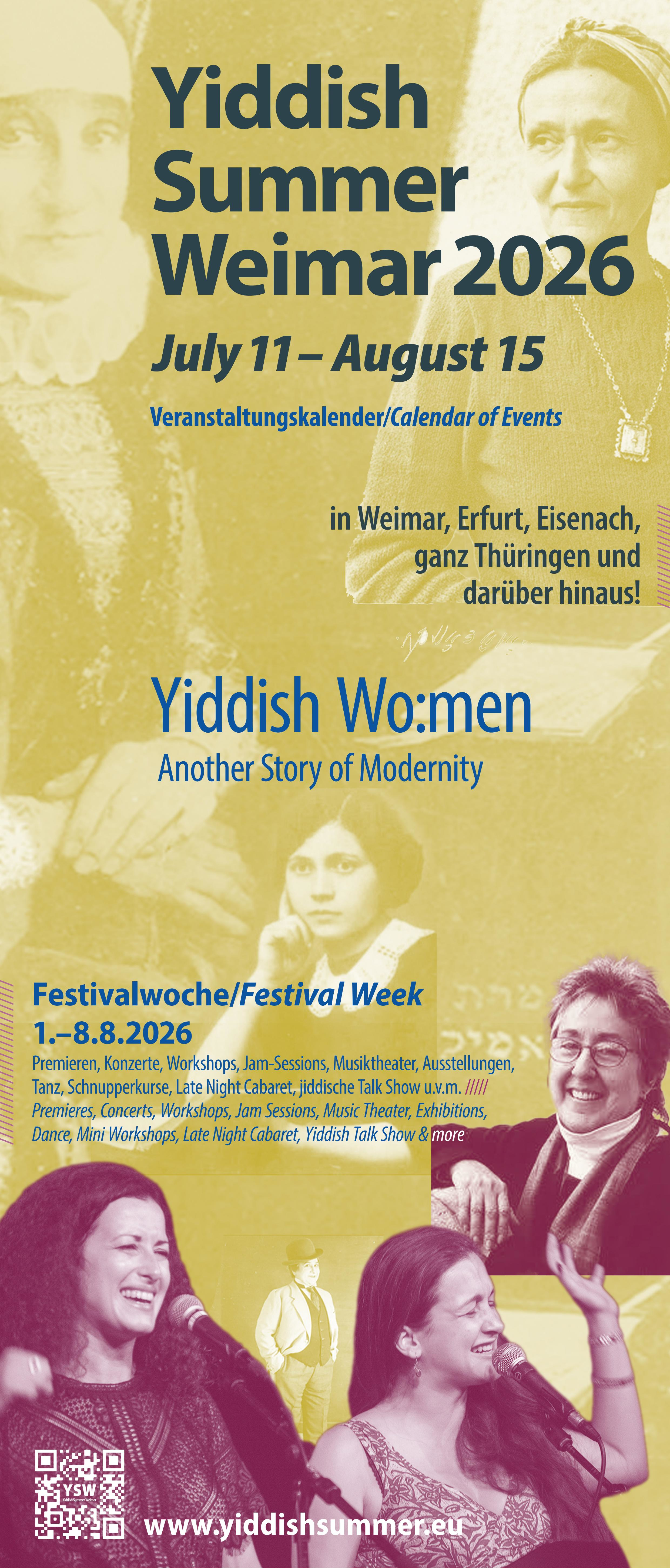 Yiddish Summer Weimar 2026 Veranstaltungskalender (PDF)